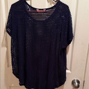 SJS Deep Blue Mesh Tee